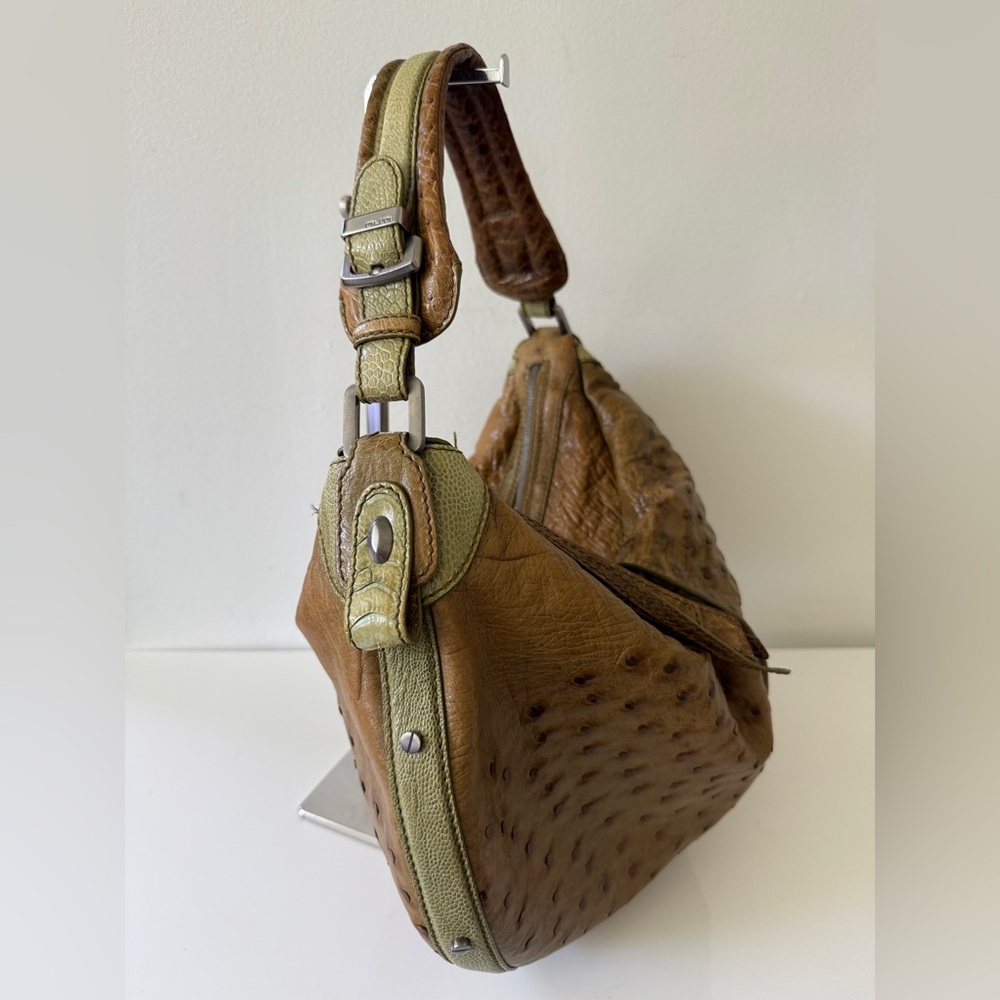 NUTI Genuine Ostrich Shoulder Bag Handbag - Picture 5 of 14